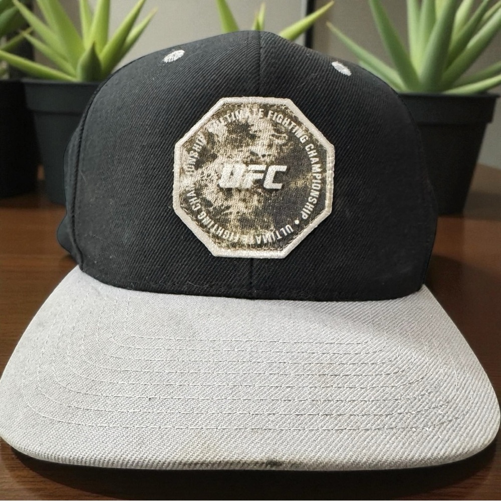 UFC Black and Gray Logo Cap